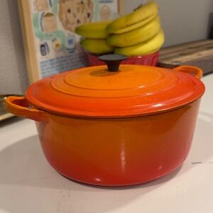 Le Creuset Flame Orange Dutch Oven